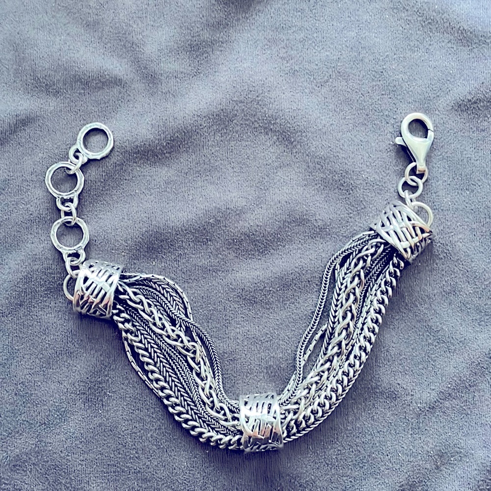 Silpada Talk Of The Town Sterling Silver Bracelet